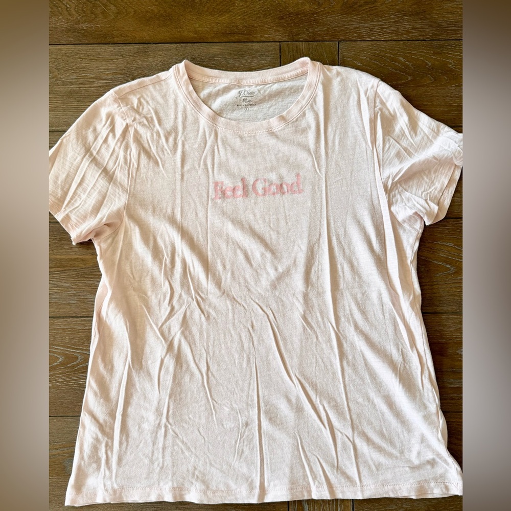 J. Crew Light Pink Short Sleeve Tee